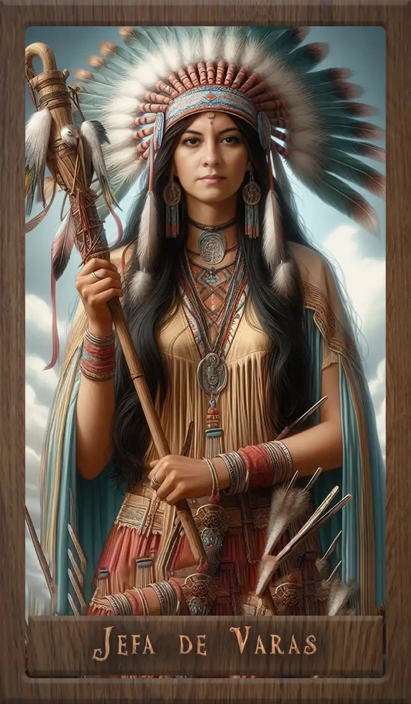 Wakan Tarot: Jefa de Varas
