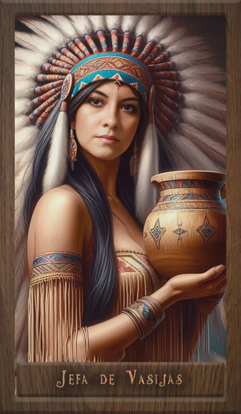 Wakan Tarot: Jefa de Vasijas