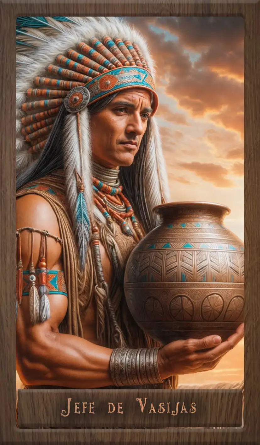 Wakan Tarot: Jefe de Vasijas